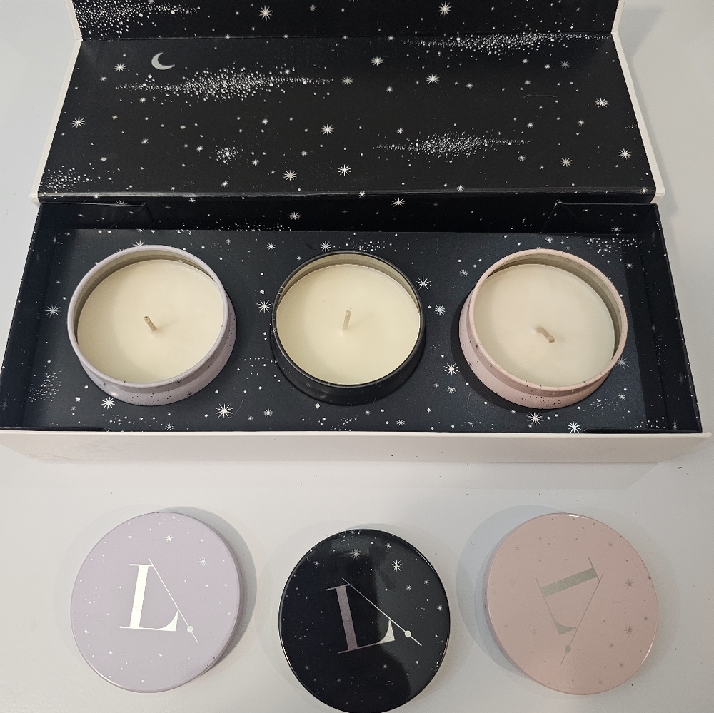 Limelife by Alcone Believe In Light Collection Scented Candles Boxed Set Of 3